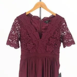 chinese dress ladies Burgundy All The Rage Skater Dress (S(US 4-6)) at Amazon Women's Clothing  store